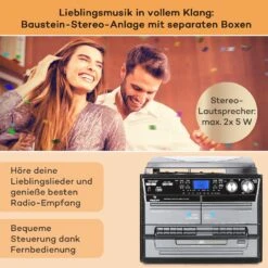 TC-386 Stereoanlage USB MP3 Kassette CD Plattenspieler Encoder -Outdoor Grills Verkaufsgeschäft 10000109 de 0003 usp