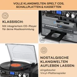 TC-386 Stereoanlage USB MP3 Kassette CD Plattenspieler Encoder -Outdoor Grills Verkaufsgeschäft 10000109 de 0004 usp