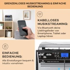 TC-386 Stereoanlage USB MP3 Kassette CD Plattenspieler Encoder -Outdoor Grills Verkaufsgeschäft 10000109 de 0005 usp