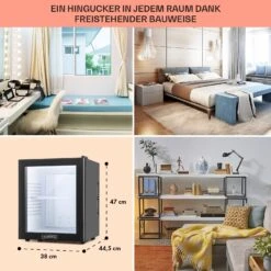 MKS-13 Minibar Mini-Kühlschrank 3 Temperaturen 30L 23 DB Glastür -Outdoor Grills Verkaufsgeschäft 10005440 DE 0006 usp