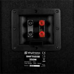 SHFT655B Paar HiFi-Standlautsprecher 3-Wege 500W Max. -Outdoor Grills Verkaufsgeschäft 10005591 yy 0003 titel anschluesse hifi lautsprecher skytronic