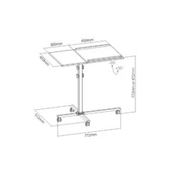 S-2 Beamertisch 2 Flächen Höhenverstellbar Neigbar Rollen -Outdoor Grills Verkaufsgeschäft 10005973 yy 0005 titel skizze