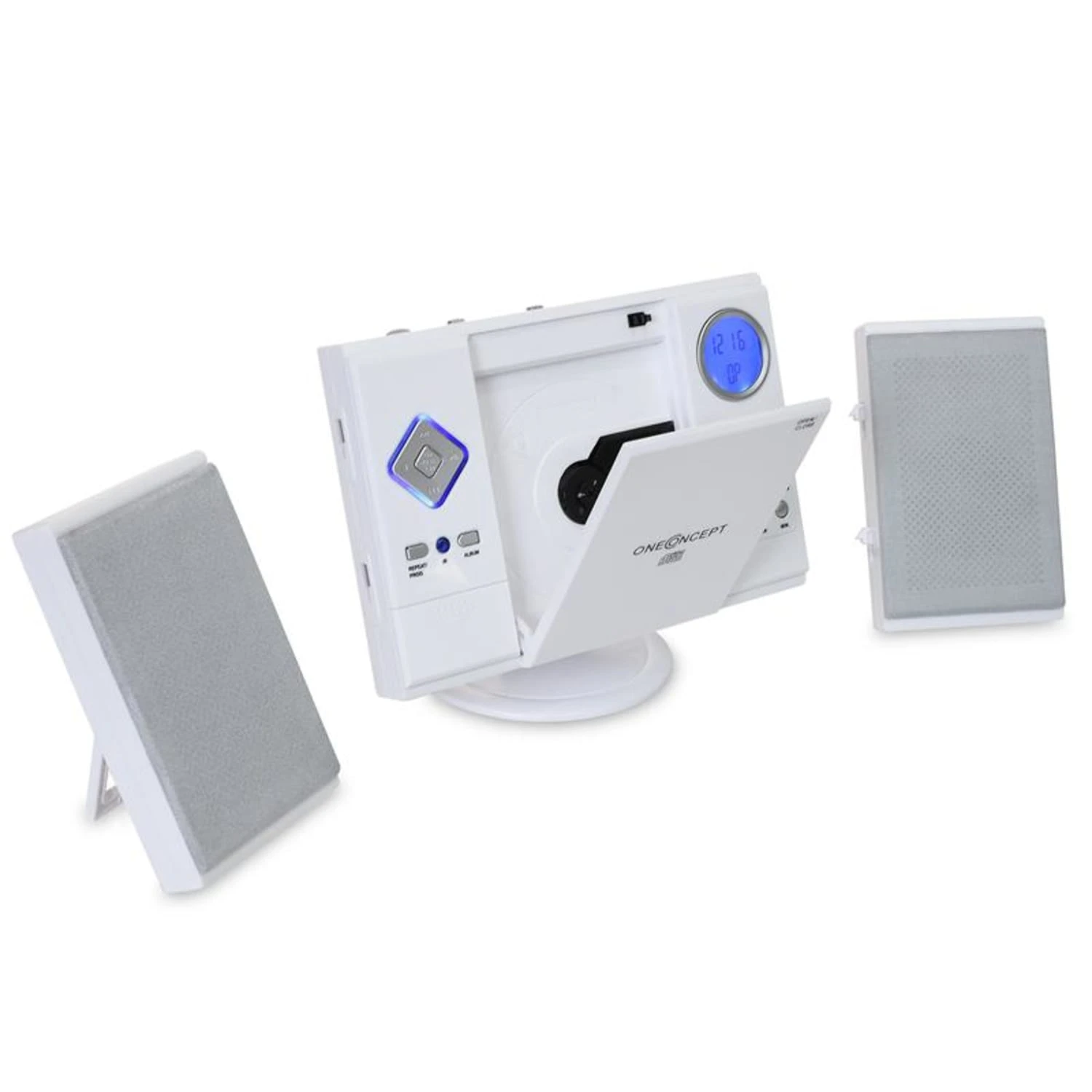 V-12 Stereoanlage MP3-CD-Player USB SD AUX Weiß 9 V-12 Stereoanlage MP3-CD-Player USB SD AUX Weiß – Bild 9