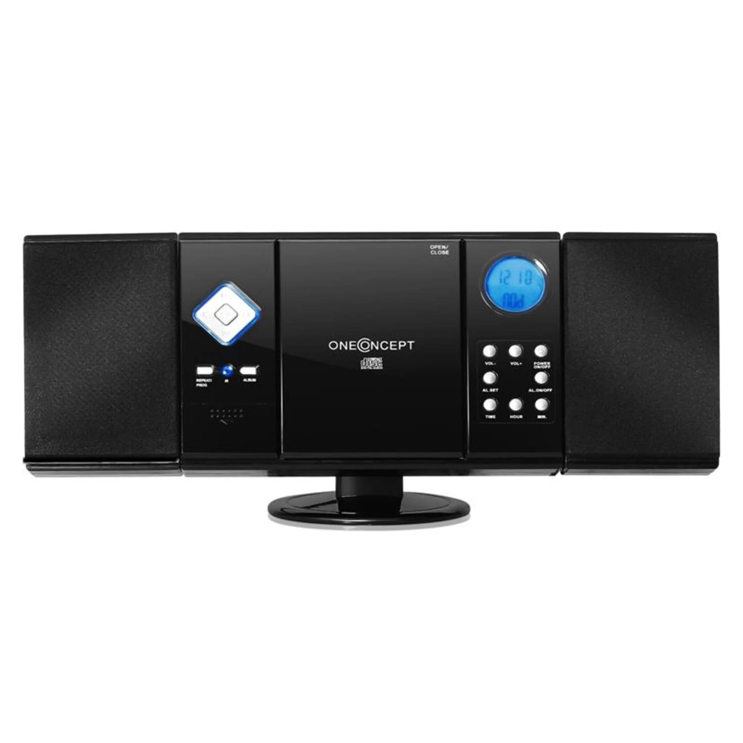 V-12 Stereoanlage MP3-CD-Player USB SD AUX Schwarz 2 V-12 Stereoanlage MP3-CD-Player USB SD AUX Schwarz – Bild 2