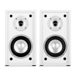 Linie-300-SF-WH Regal-Lautsprecher 70W RMS Passiv Paar Weiß-Schwarz -Outdoor Grills Verkaufsgeschäft 10008961 yy 0004 titel Auna Linie 300 SF wh Regal Lautsprecher