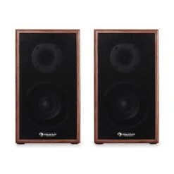 Linie-300-SF-WN Regal-Lautsprecher 70W RMS Passiv Paar Walnuss 10 Linie-300-SF-WN Regal-Lautsprecher 70W RMS Passiv Paar Walnuss -Outdoor Grills Verkaufsgeschäft 10008963 yy 0004 front Auna Linie 300 SF WN Regal Lautsprecher