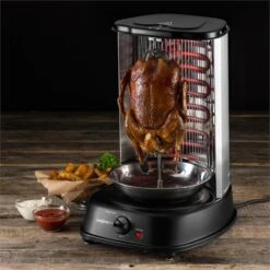 Kebap Master Vertikalgrill 1800W Schwarz Inkl. Spieß Set -Outdoor Grills Verkaufsgeschäft 10009354 yy 0003 ambient oneConcept Kebap Master Vertikalgrill Schwarz neu