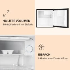 KS50-A Mini-Kühlschrank 46 Liter Mit Eisfach 41 DB -Outdoor Grills Verkaufsgeschäft 10010814 de 0002 logo