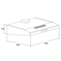 UW60SF Dunstabzugshaube Edelstahl 60 Cm 205 M³/h Unterbau Abluft LED -Outdoor Grills Verkaufsgeschäft 10011483 yy 0008 logo Klarstein UW60SF Dunstabzugshaube Glas V