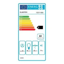 UW60BL Dunstabzugshaube 60 Cm Abzug Unterbau LED 210 M³/h -Outdoor Grills Verkaufsgeschäft 10011484 energy label