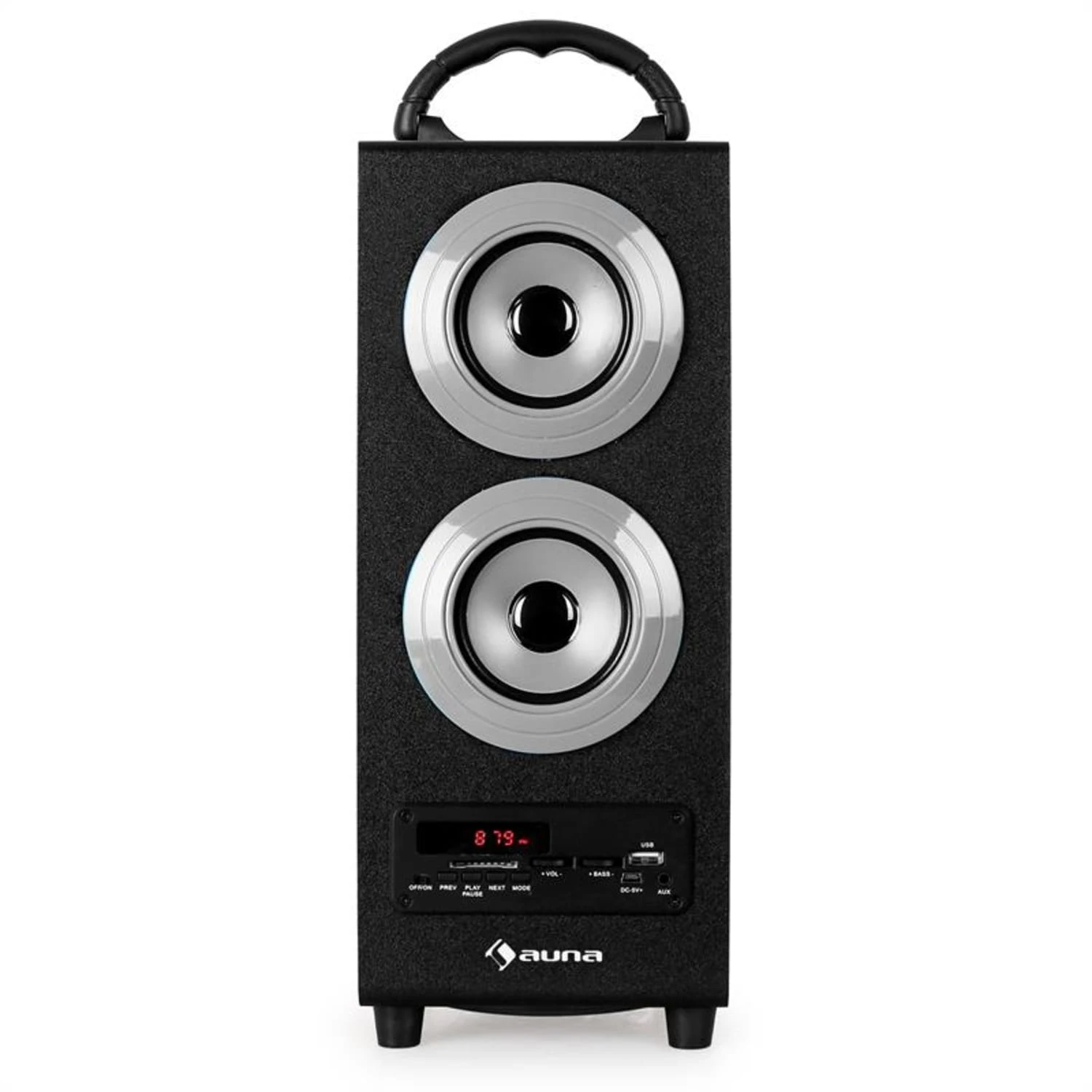 Beachboy Bluetooth-Lautsprecher USB SD AUX UKW/MW Silber 2 Beachboy Bluetooth-Lautsprecher USB SD AUX UKW/MW Silber – Bild 2