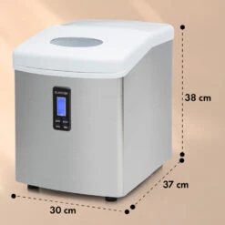 Mr. Silver-Frost Eismaschine 150W Edelstahl Weiß 15kg -Outdoor Grills Verkaufsgeschäft 10020110 yy 0011 dimensions