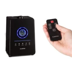 Monaco Digitaler Ultraschall-Luftbefeuchter Schwarz -Outdoor Grills Verkaufsgeschäft 10021651 yy 0006 logo Klarstein Monaco Ultraschall Luftbefeuchter Black