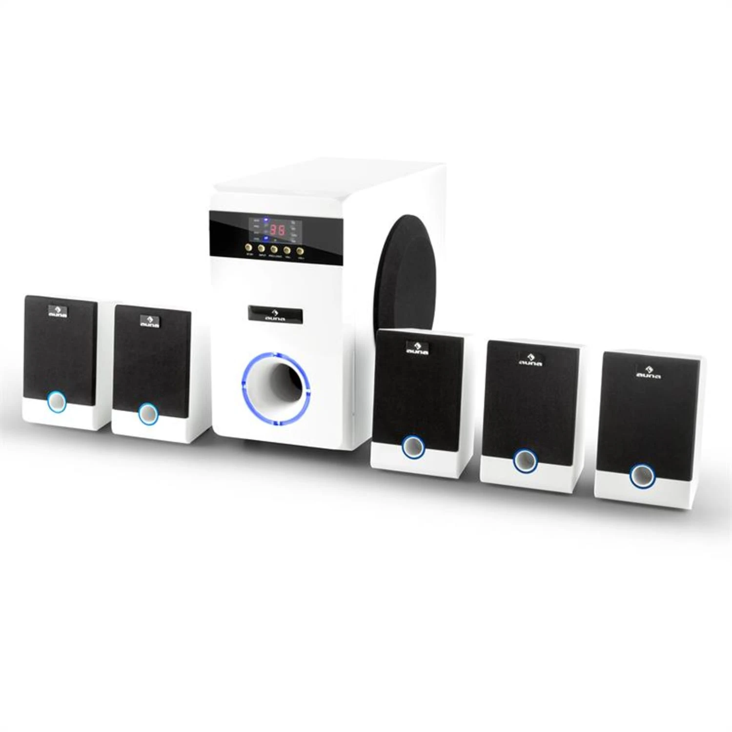 MM-5.1-JW 5.1 Surround Lautsprecher Set Aktiv 95W RMS Fernbedienung 9 MM-5.1-JW 5.1 Surround Lautsprecher Set Aktiv 95W RMS Fernbedienung – Bild 9