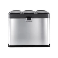 Ökosystem Edelstahl-Tretabfalleimer 45 Liter Recycling -Outdoor Grills Verkaufsgeschäft 10024130 yy 0003 logo Klarstein oekosystem Muelleimer 3er