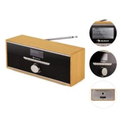 Weimar DAB-Radio Internet-Radio Bluetooth DAB+ UKW Wecker Portabel -Outdoor Grills Verkaufsgeschäft 10026419 yy 0005 front auna Weimar DAB Radio Internet Radio reedit