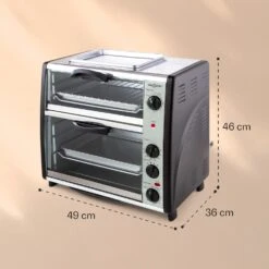 All-You-Can-Eat Doppel-Backofen Grillplatte 42 Liter 2350 Watt -Outdoor Grills Verkaufsgeschäft 10026452 yy 0005 logo