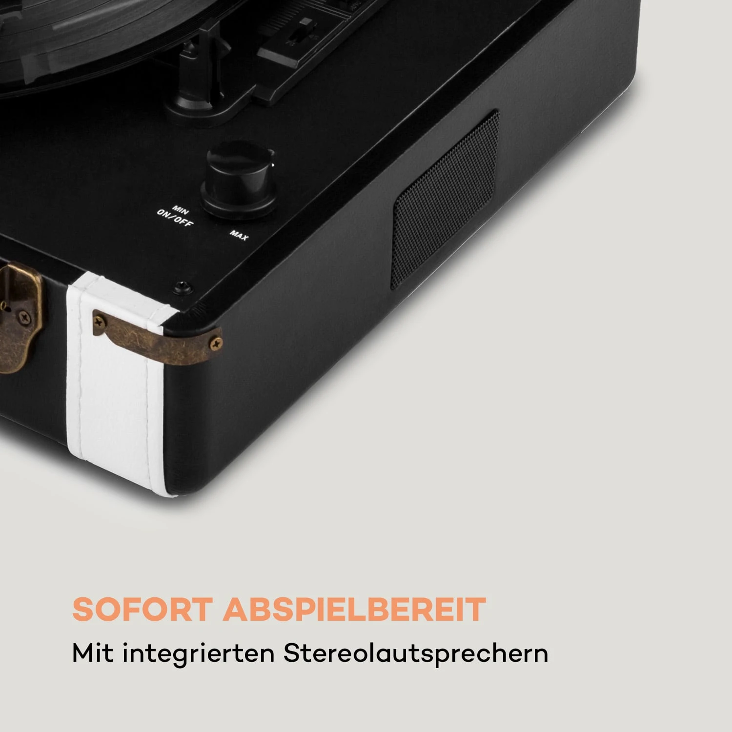 Jerry Lee Retro-Plattenspieler LP USB Schwarz-weiß 5 Jerry Lee Retro-Plattenspieler LP USB Schwarz-weiß – Bild 5