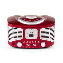 RCD320 Retro-CD-Player UKW AUX Rot 8 RCD320 Retro-CD-Player UKW AUX Rot -Outdoor Grills Verkaufsgeschäft 10027419 yy 0003 titel Auna RCD320 CD Player