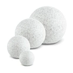 Shinestone M Kugelleuchte Außenleuchte Gartenlampe 30cm Steinoptik -Outdoor Grills Verkaufsgeschäft 10027666 yy 0005 titel set Lightcraft Shinestone M Kugelleuchte