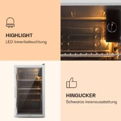 Beersafe XXL Kühlschrank 80 Liter 3 Böden Panoramaglastür Edelstahl -Outdoor Grills Verkaufsgeschäft 10027673 de 0003 logo
