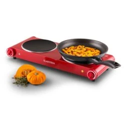 Captain Cook² Doppel-Kochplatte Infrarot 2400W Edelstahl Rot -Outdoor Grills Verkaufsgeschäft 10027876 yy 0007 titel Klarstein Captain Cook Doppel Kochplatte