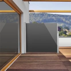 Bari 316 Seitenmarkise Seitenrollo 300x160cm Aluminium Anthrazit -Outdoor Grills Verkaufsgeschäft 10028008 yy 0003 ambient Blumfeldt Bari 316 Seitenmarkise