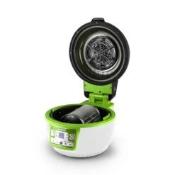 VitAir Turbo Heißluftfritteuse Grün-weiß 1400W Grillen Backen 9l -Outdoor Grills Verkaufsgeschäft 10028288 yy 0007 titel 06 Klarstein VitAir Heissluftfritteuse gruen weiss