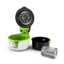 VitAir Turbo Heißluftfritteuse Grün-weiß 1400W Grillen Backen 9l -Outdoor Grills Verkaufsgeschäft 10028288 yy 0008 titel zubehoer 07 Klarstein VitAir Heissluftfritteuse gruen weiss