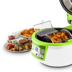 VitAir Turbo Heißluftfritteuse Grün-weiß 1400W Grillen Backen 9l -Outdoor Grills Verkaufsgeschäft 10028288 yy 0010 ambient klarstein vitair heissluft frieteuse