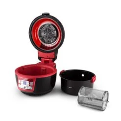 VitAir Turbo Heißluftfritteuse Rot-schwarz 1400W Grillen Backen 9l -Outdoor Grills Verkaufsgeschäft 10028289 yy 0008 titel Klarstein VitAir Heissluftfritteuse