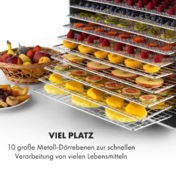 Fruit Jerky Steel 10 Dörrautomat 10 Etagen 1000 W Fläche: 1,5 M² Timer -Outdoor Grills Verkaufsgeschäft 10028437 de 0004 logo