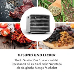 Fruit Jerky Steel 10 Dörrautomat 10 Etagen 1000 W Fläche: 1,5 M² Timer -Outdoor Grills Verkaufsgeschäft 10028437 de 0005 logo