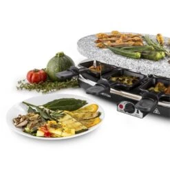 Steaklette Raclettegrill 1500 W Granit-Natursteinplatte 8 Personen -Outdoor Grills Verkaufsgeschäft 10028449 yy 0005 titel Klarstein Steaklette Raclette Natursteingrill
