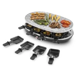 Steaklette Raclettegrill 1500 W Granit-Natursteinplatte 8 Personen -Outdoor Grills Verkaufsgeschäft 10028449 yy 0007 titel Klarstein Steaklette Raclette Natursteingrill