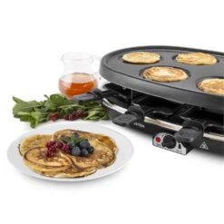 All-U-Can-Grill Raclette 4-in-1 Pancake Crêpes Steinplatte 8 Personen 18 All-U-Can-Grill Raclette 4-in-1 Pancake Crêpes Steinplatte 8 Personen -Outdoor Grills Verkaufsgeschäft 10028450 yy 0009 titel Klarstein All U Can Grill Raclettegrill 4in1