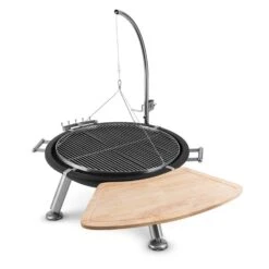 Turion Galgen-Schwenkgrill Feuerschale Ø80cm BBQ Seilzug Edelstahl -Outdoor Grills Verkaufsgeschäft 10028486 yy 0004 logo