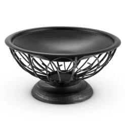 Tulip Feuerschale Ø75cmGrill Feuerstelle Funkenschutz Stahl Brüniert -Outdoor Grills Verkaufsgeschäft 10028582 yy 0004 detail 04 Blumfeldt Tulip Feuerschale 75cm Grill