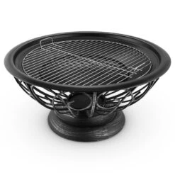 Tulip Feuerschale Ø75cmGrill Feuerstelle Funkenschutz Stahl Brüniert -Outdoor Grills Verkaufsgeschäft 10028582 yy 0007 detail 07 Blumfeldt Tulip Feuerschale 75cm Grill