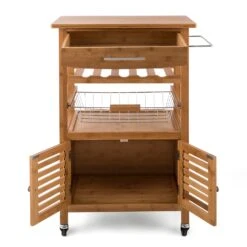 Louisiana Servierwagen Küchenwagen 5 Etagen Holz Handtuchhalter Mobil -Outdoor Grills Verkaufsgeschäft 10028589 uk 0003 detail