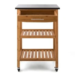 Tennessee Servierwagen Küchenwagen 4 Etagen Holz Granit Mobil -Outdoor Grills Verkaufsgeschäft 10028590 uk 0003 detail