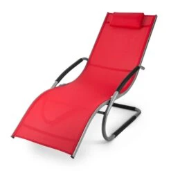 Sunwave Gartenliege Liegestuhl Schwingliege Relax Aluminium Rot -Outdoor Grills Verkaufsgeschäft 10028707 yy 0009 titel 09 Blumfeldt Sunwave Gartenliege