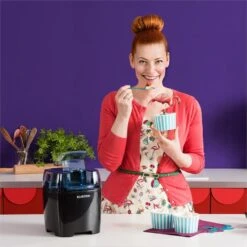 Creamberry Eiscremebereiter Flaschenkühler Frozen Yogurt Maschine 1,5l -Outdoor Grills Verkaufsgeschäft 10028924 yy 0002 titel enie Klarstein Creamberry Eisbereiter reedit