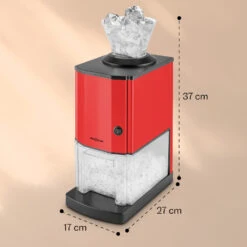 Icebreaker Ice Crusher 15kg/h 3,5 Liter Eisbehälter Edelstahl Rot -Outdoor Grills Verkaufsgeschäft 10028938 yy 0011 dimensions