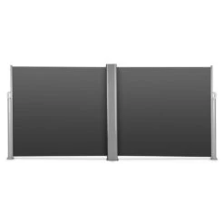 Bari Doppio 616 Doppel-Seitenmarkise 6x1,6m Aluminium Anthrazit -Outdoor Grills Verkaufsgeschäft 10029125 yy 0003 front Blumfeldt Bari Doppio Doppelseitenmarkise 6x160cm