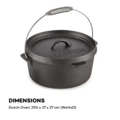 Hotrod 45 Dutch Oven BBQ-Topf 4,5 Qt / 4 Liter Gusseisen Schwarz -Outdoor Grills Verkaufsgeschäft 10029165 yy 0008 logo