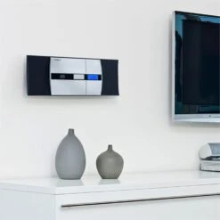 V-15 Stereoanlage CD USB MP3 UKW AUX Wandmontage Wecker Fernbedienung 14 V-15 Stereoanlage CD USB MP3 UKW AUX Wandmontage Wecker Fernbedienung -Outdoor Grills Verkaufsgeschäft 10029361 yy 0003 ambient oneConcept V15 Stereoanlage schwarz
