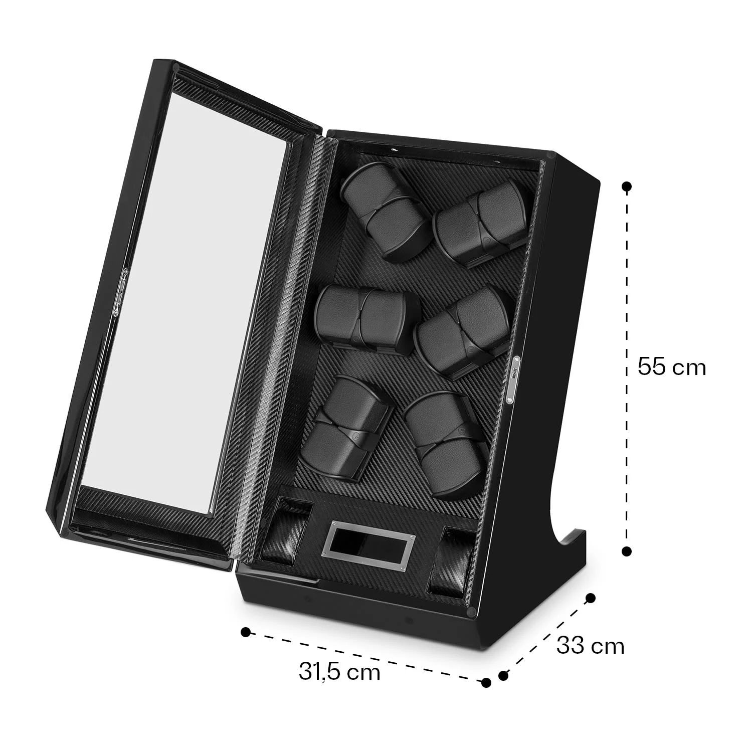 Klingenthal Uhrenbeweger Rechts-Links-Lauf Bis 2200U/d 12 Uhren RGB-LED Touch Abschließbar 9 Klingenthal Uhrenbeweger Rechts-Links-Lauf Bis 2200U/d 12 Uhren RGB-LED Touch Abschließbar – Bild 9