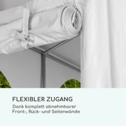 Sommerfest 4x6m 500 G/m² Partyzelt Festzelt PVC Wasserdicht Feuerfest -Outdoor Grills Verkaufsgeschäft 10029435 de 0007 logo