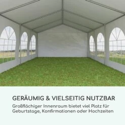 Sommerfest 4x8m 500 G/m² Partyzelt Festzelt PVC Wasserdicht Verzinkt -Outdoor Grills Verkaufsgeschäft 10029436 de 0003 logo